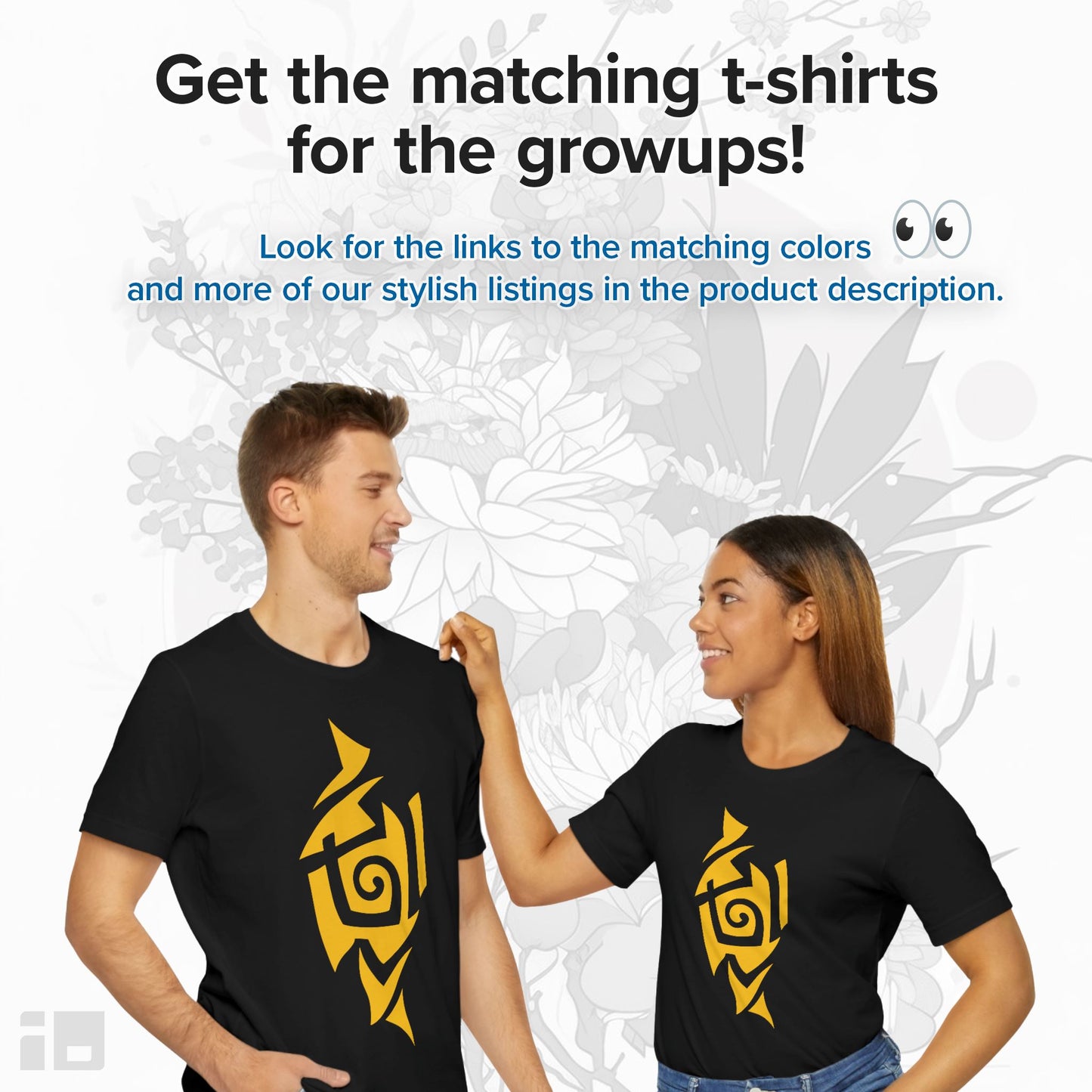 Caution Yellow Tribal Tattoo Baby Onesie™ Kids clothes Printify