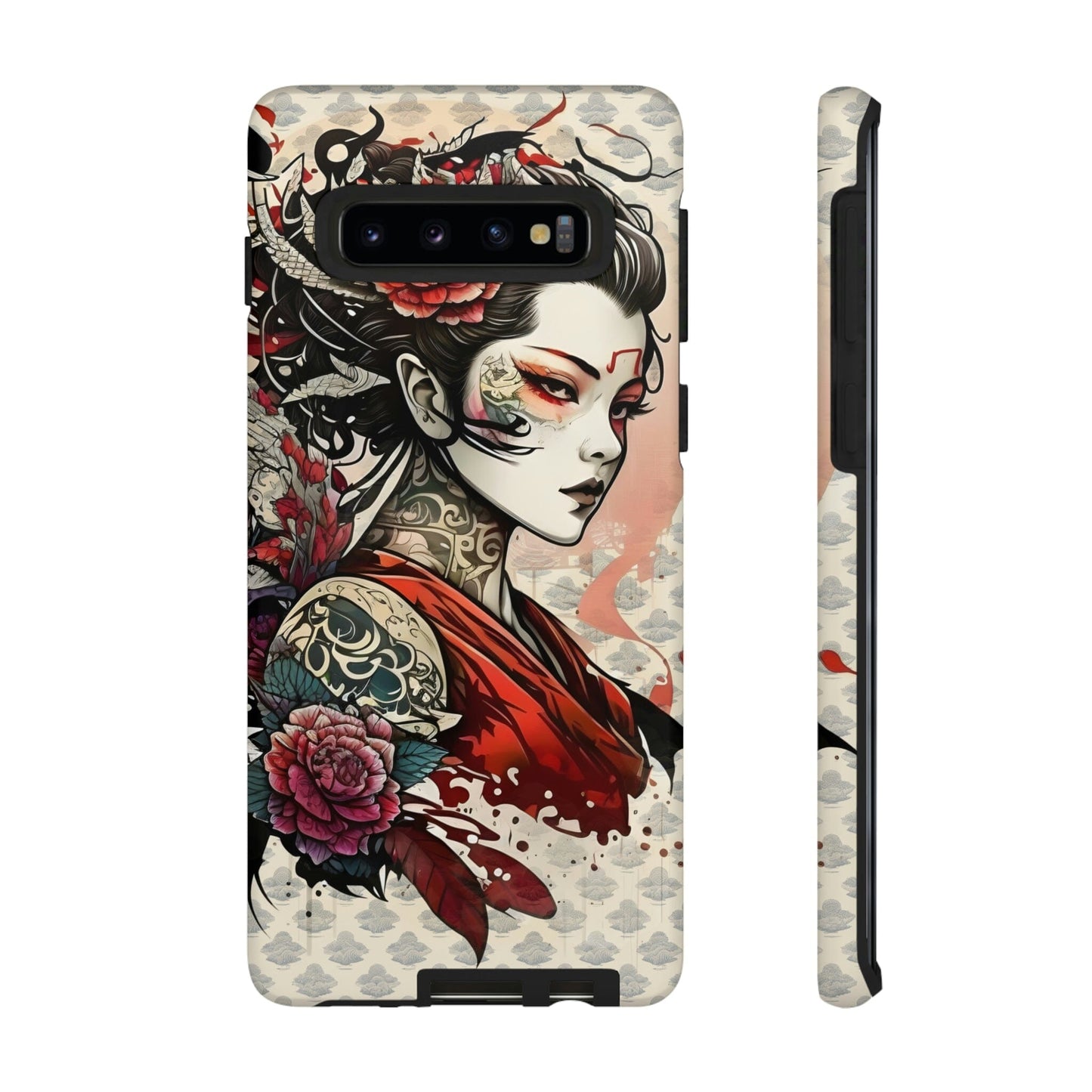 Japanese Geisha Tough Case for Samsung Galaxy Phone Case Printify Samsung Galaxy S10 Matte