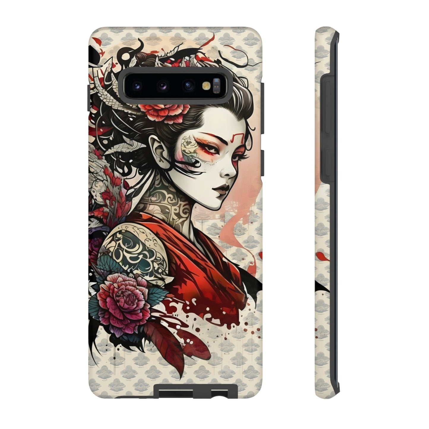 Japanese Geisha Tough Case for Samsung Galaxy Phone Case Printify Samsung Galaxy S10 Plus Matte