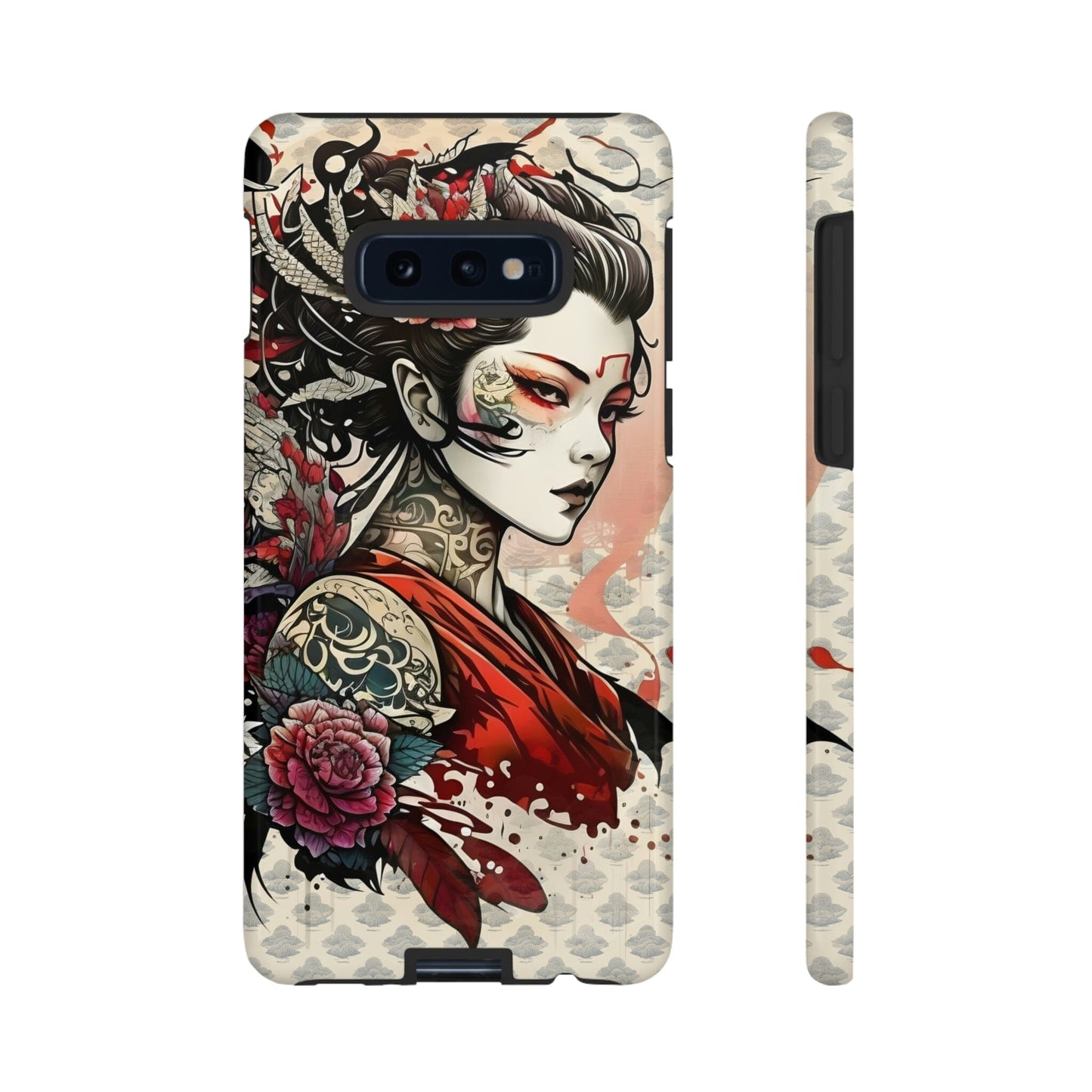 Japanese Geisha Tough Case for Samsung Galaxy Phone Case Printify Samsung Galaxy S10E Glossy