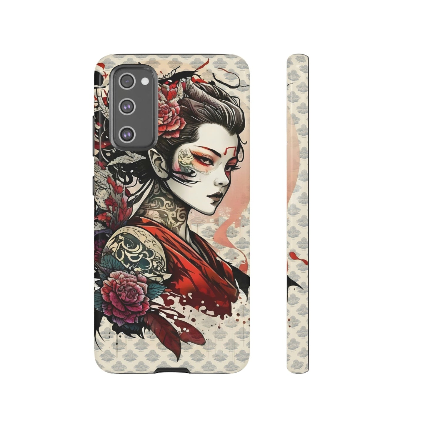 Japanese Geisha Tough Case for Samsung Galaxy Phone Case Printify Samsung Galaxy S20 FE Glossy