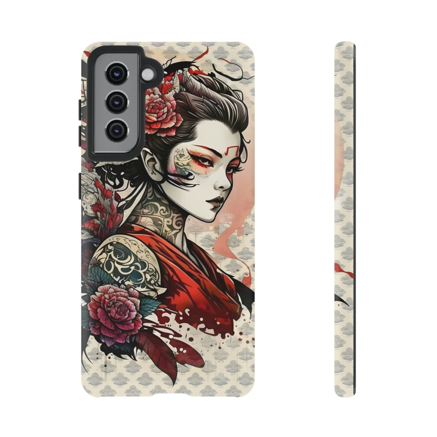 Japanese Geisha Tough Case for Samsung Galaxy Phone Case Printify Samsung Galaxy S21 Matte