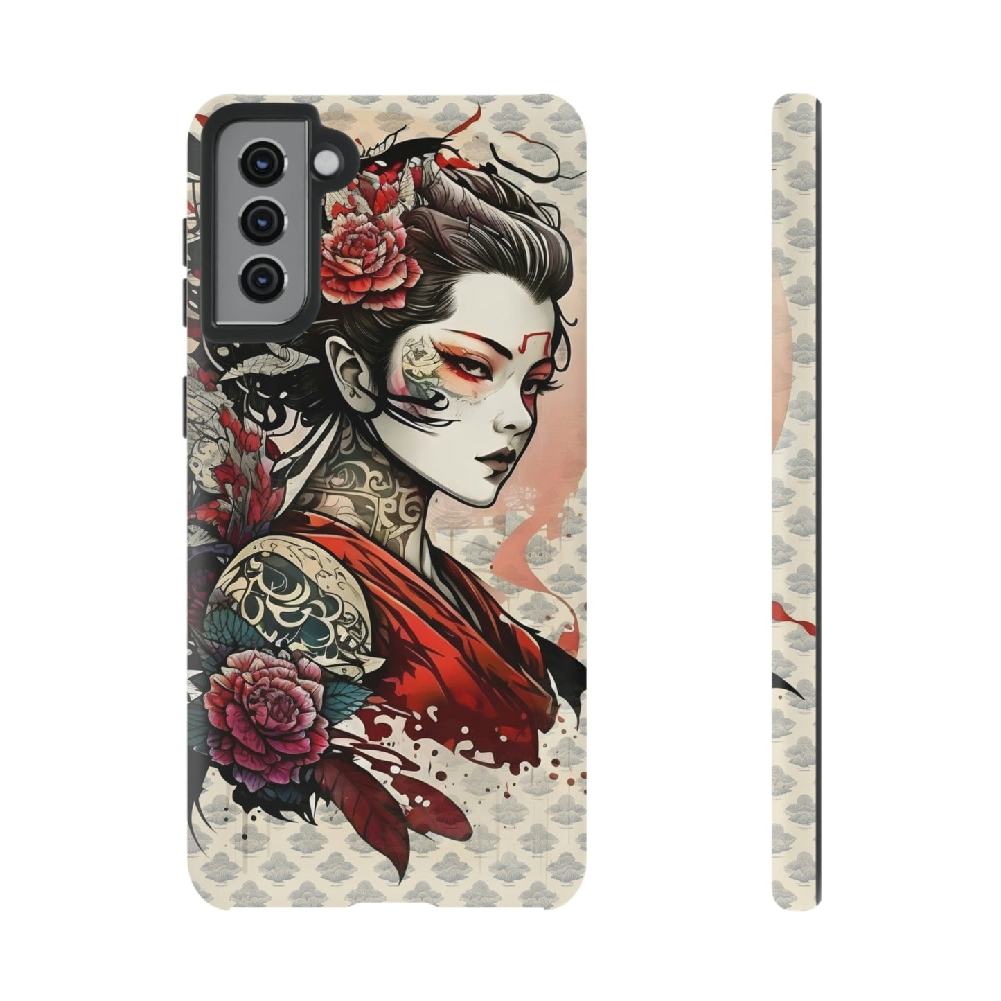 Japanese Geisha Tough Case for Samsung Galaxy Phone Case Printify Samsung Galaxy S21 Plus Matte