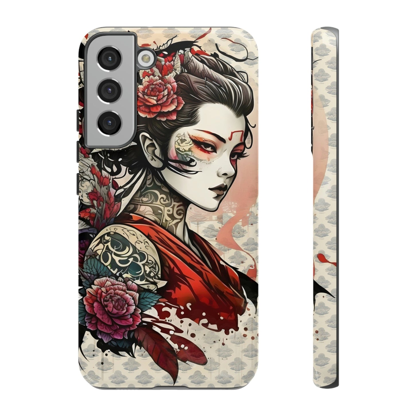 Japanese Geisha Tough Case for Samsung Galaxy Phone Case Printify Samsung Galaxy S22 Plus Glossy