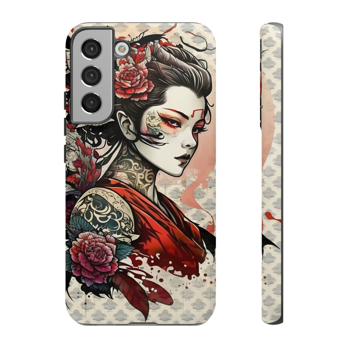Japanese Geisha Tough Case for Samsung Galaxy Phone Case Printify Samsung Galaxy S22 Plus Matte