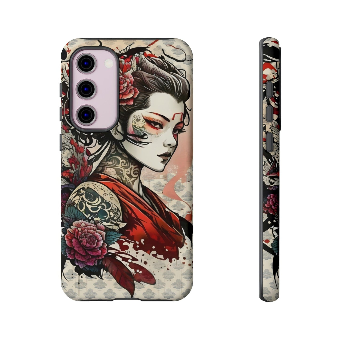 Japanese Geisha Tough Case for Samsung Galaxy Phone Case Printify Samsung Galaxy S23 Plus Matte