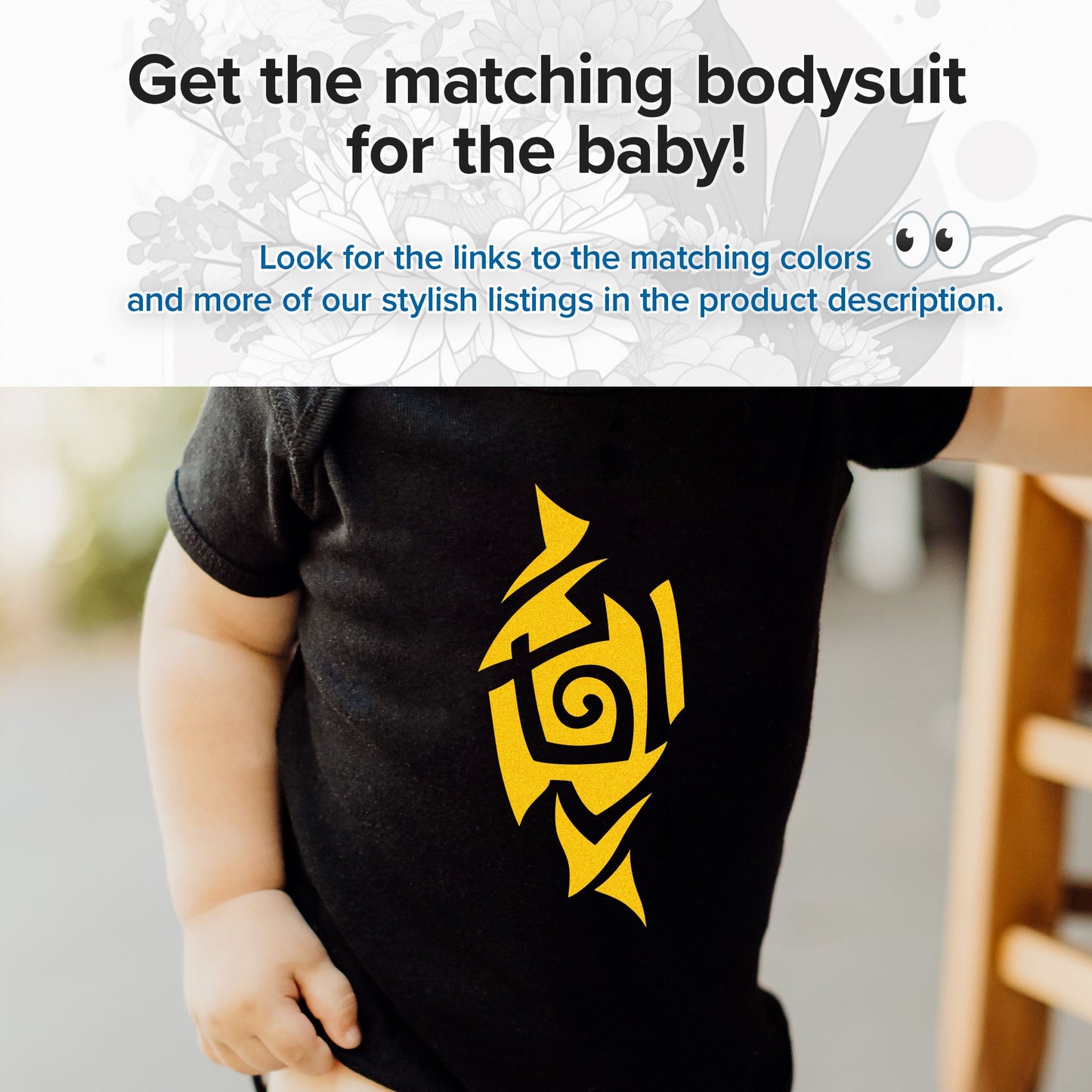 Unisex Caution Yellow Tribal T-shirt- Tattoo Inspired Fashion T-Shirt Printify