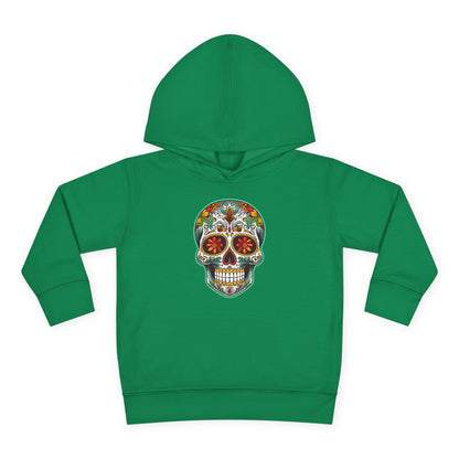 Toddler Hoodie - Colorful Day of the Dead Sugar Skull Design