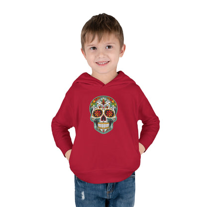 Toddler Hoodie - Colorful Day of the Dead Sugar Skull Design