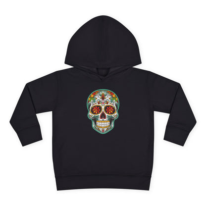 Toddler Hoodie - Colorful Day of the Dead Sugar Skull Design