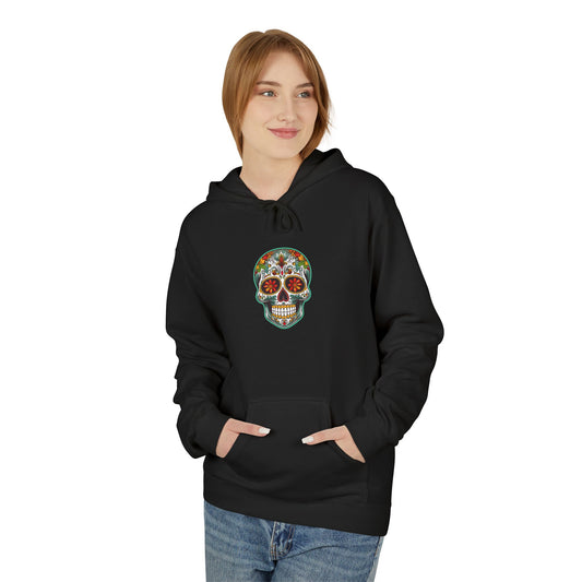 Hoodie - Colorful Day of the Dead Sugar Skull Design - Unisex
