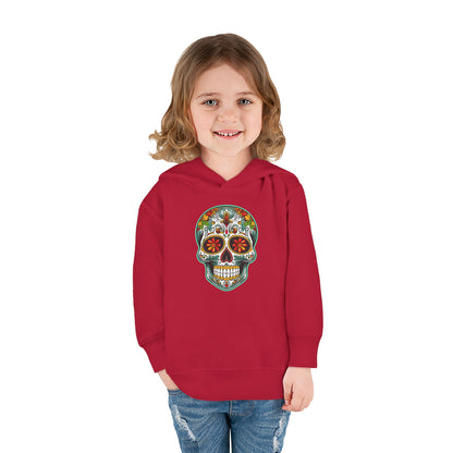 Toddler Hoodie - Colorful Day of the Dead Sugar Skull Design