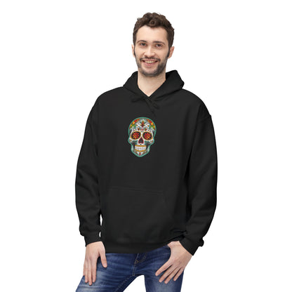 Hoodie - Colorful Day of the Dead Sugar Skull Design - Unisex