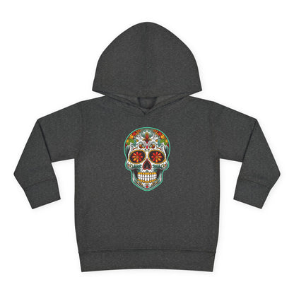 Toddler Hoodie - Colorful Day of the Dead Sugar Skull Design