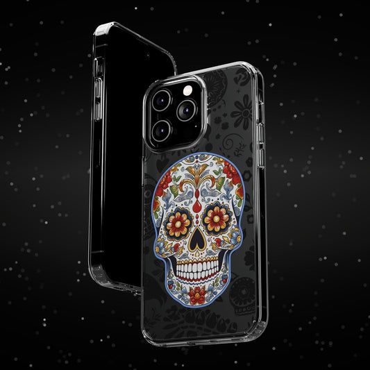 Artistic Mexican Sugar Skull Phone Case - Embrace the Dia de los Muertos Spirit! Phone Case InkedOut 