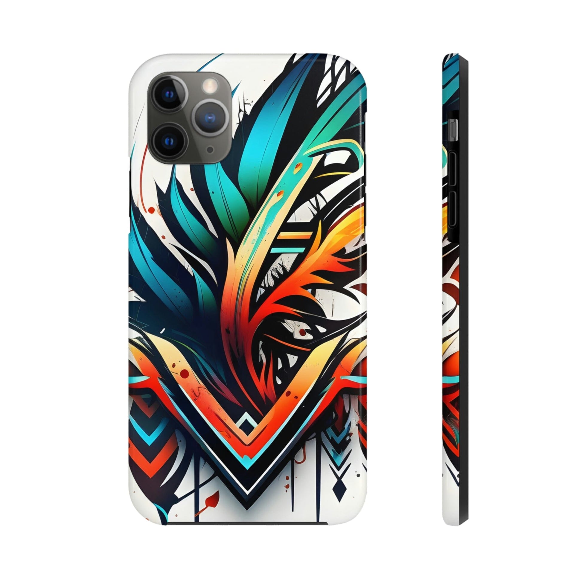 Color Flair Tribal Tattoo Tough Case for iPhone Phone Case InkedOut iPhone 11 Pro Max 
