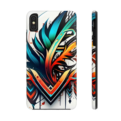 Color Flair Tribal Tattoo Tough Case for iPhone Phone Case InkedOut iPhone XS MAX 