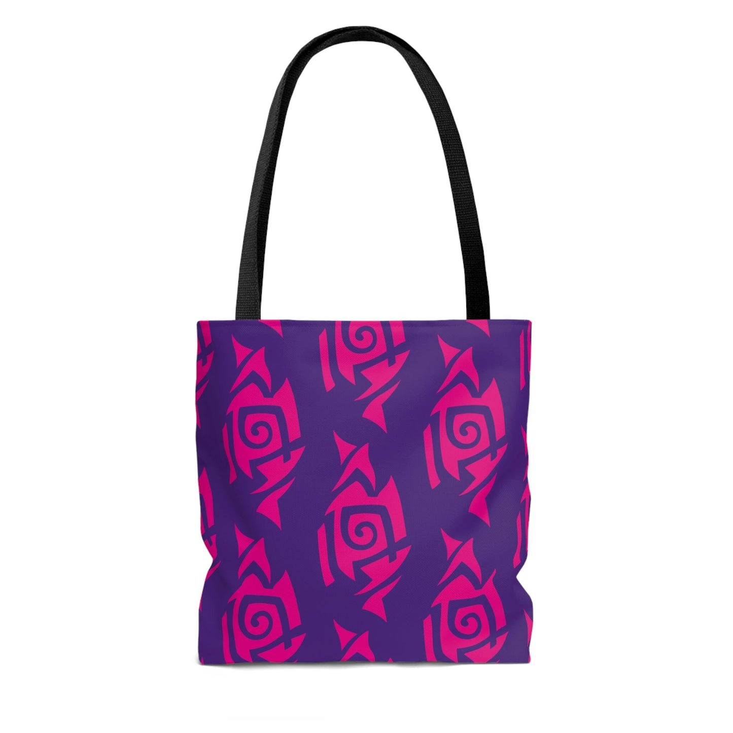 Hot Pink and Purple Tribal Pattern Tote Bag Bags Printify 