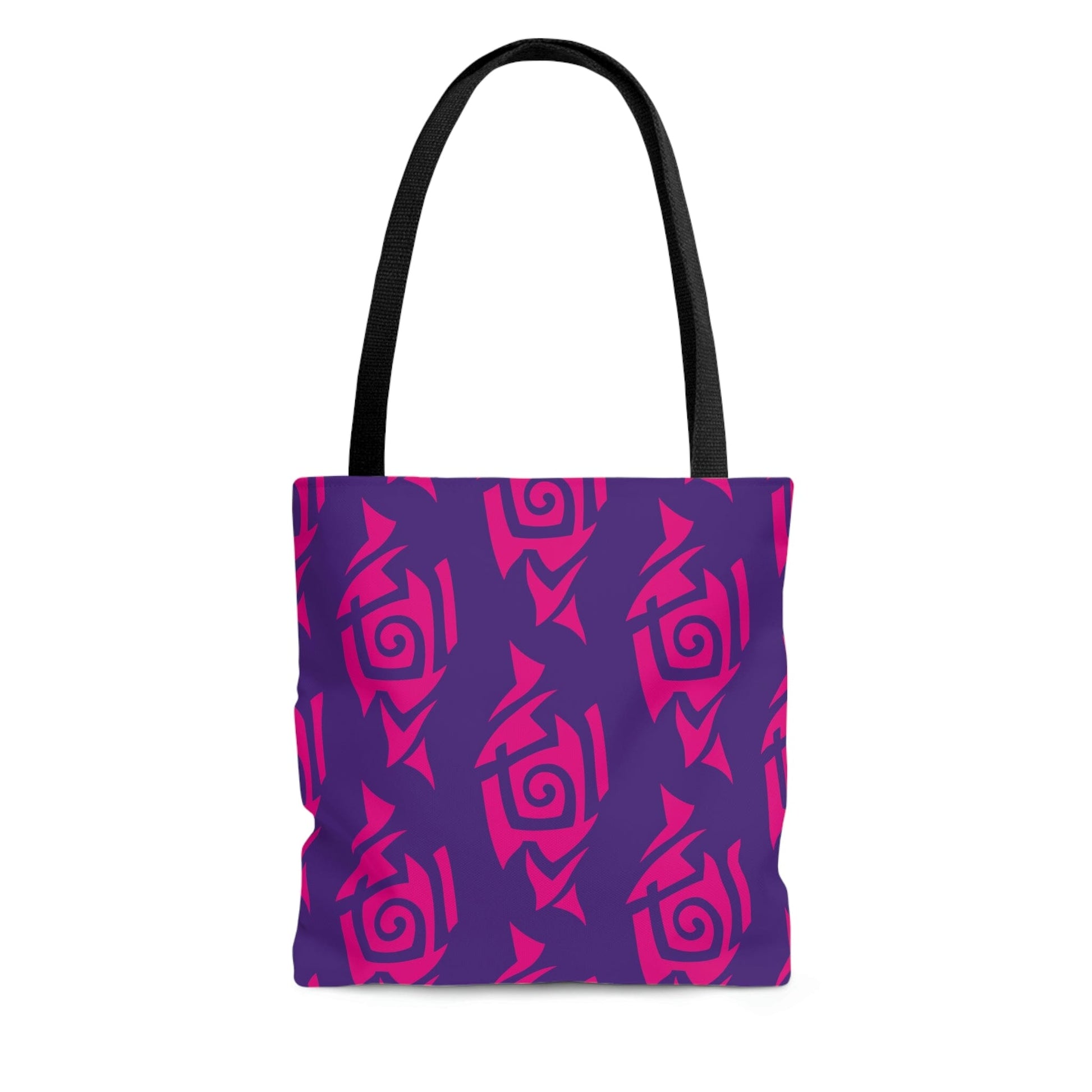 Hot Pink and Purple Tribal Pattern Tote Bag Bags Printify 