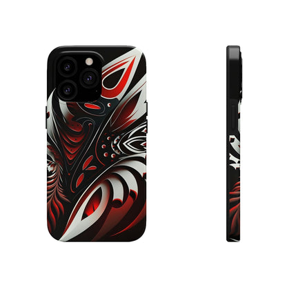 Red and White Tribal Tattoo Tough Case for iPhone Phone Case InkedOut iPhone 13 Pro 