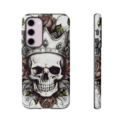 Skull and Roses Tough Case for Samsung Galaxy Phone Case InkedOut Samsung Galaxy S23 Plus Glossy 