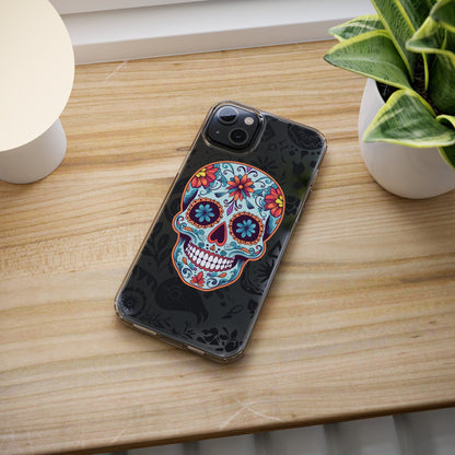 Skullptural Sugar Skull Phone Case - Celebrate Dia de los Muertos! Phone Case InkedOut 