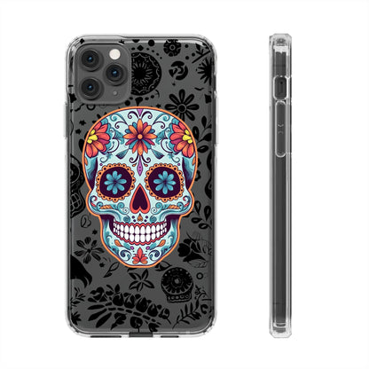 Skullptural Sugar Skull Phone Case - Celebrate Dia de los Muertos! Phone Case InkedOut iPhone 11 Pro Max Without gift packaging 