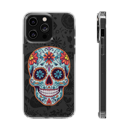 Skullptural Sugar Skull Phone Case - Celebrate Dia de los Muertos! Phone Case InkedOut iPhone 14 Pro Max Without gift packaging 