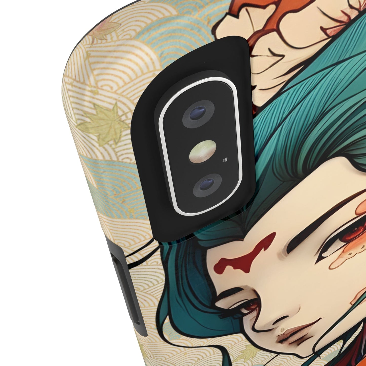 Tattoo-Inspired Anime-Style Japanese Geisha Phone Case Phone Case InkedOut 