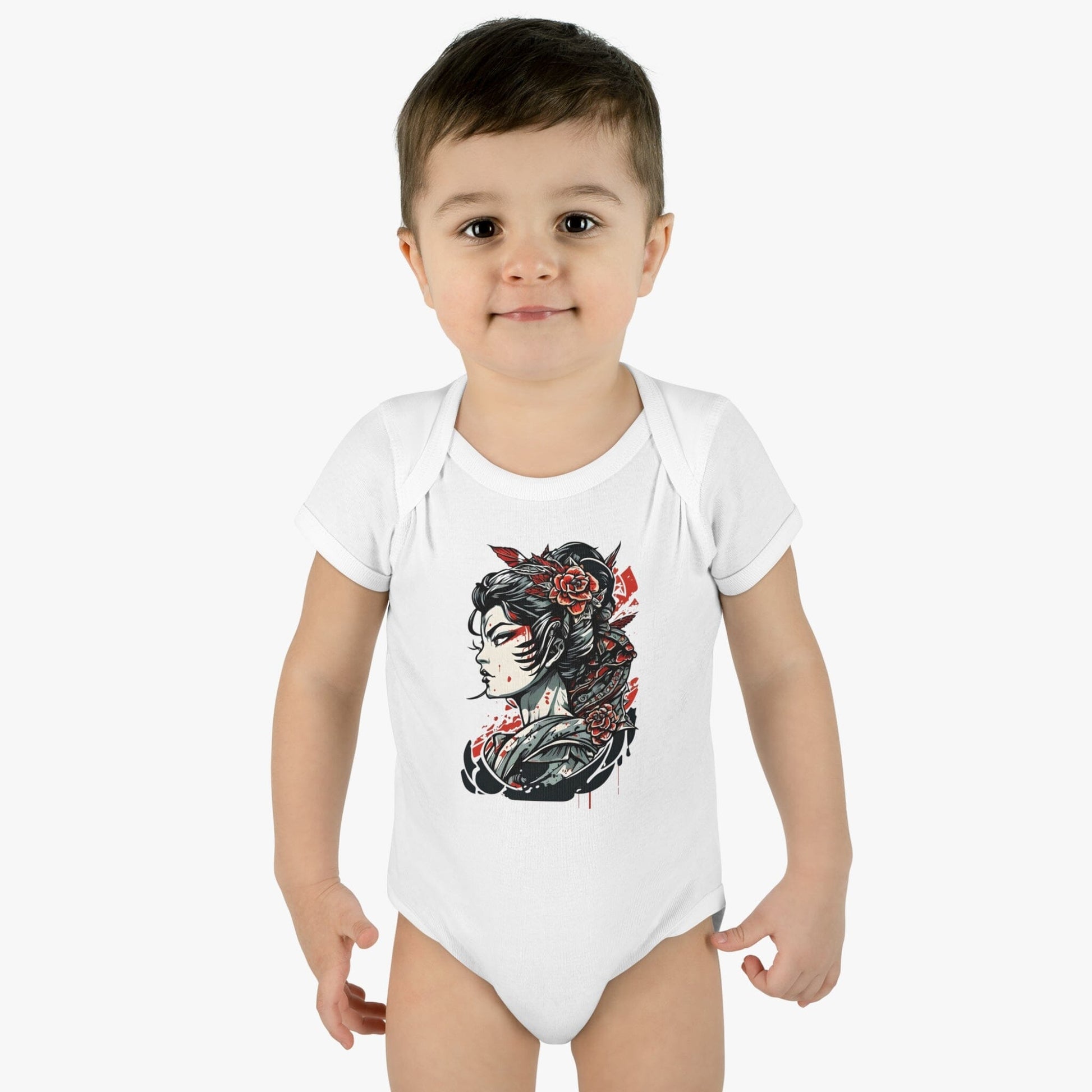 Tattoo Inspired, Japanese Geisha Onesie™- Fierce Design Kids clothes InkedOut 