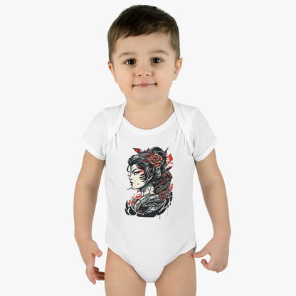 Tattoo Inspired, Japanese Geisha Onesie™- Fierce Design Kids clothes InkedOut 