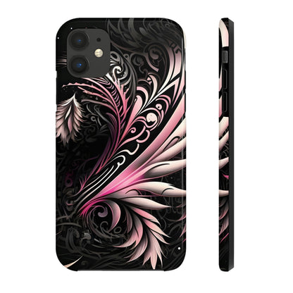 Tattoo Inspired Pink Tribal iPhone Tough Phone Case Phone Case InkedOut iPhone 11 