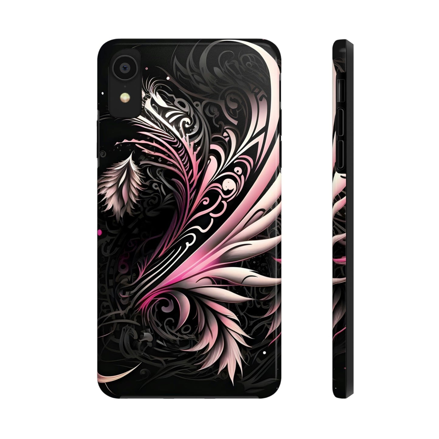 Tattoo Inspired Pink Tribal iPhone Tough Phone Case Phone Case InkedOut iPhone XR 