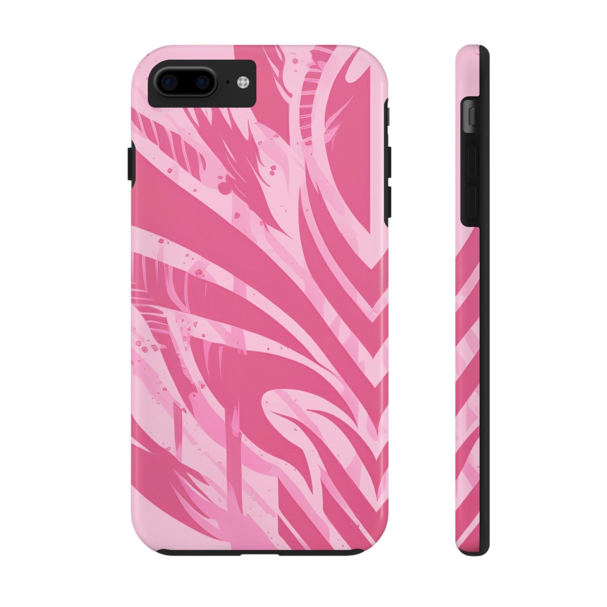 Totally Pink! Tough Case for iPhone Phone Case InkedOut iPhone 7 Plus, iPhone 8 Plus 